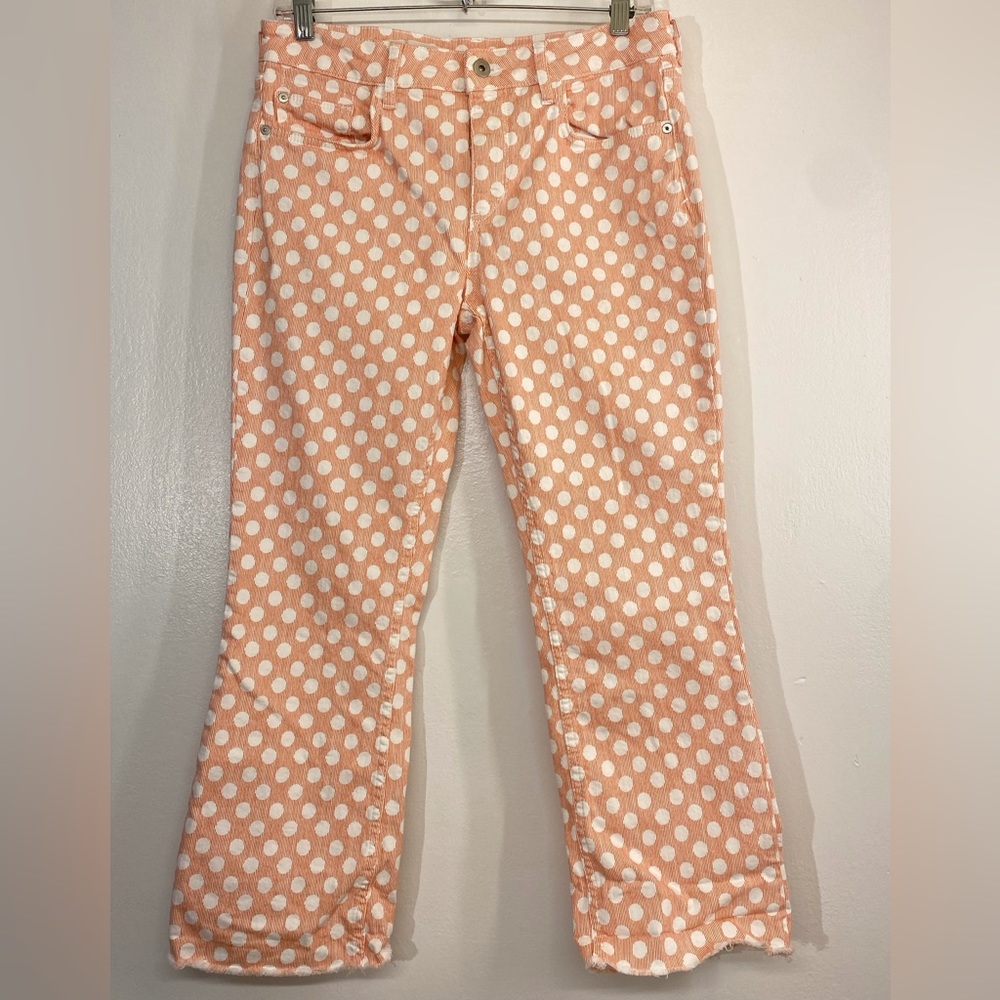 PILCRO & The Letterpress by Anthropologie Polka Dot Jeans Size 29‎
